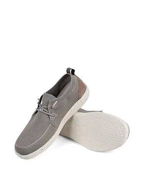 Чоловічі туфлі Walk in Pitas WP150 WALLABI FLY WASHED тканинні бежеві - фото 2 - Miraton