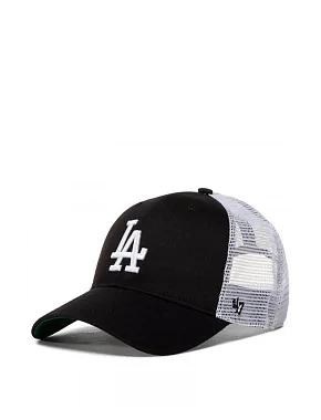 Кепка 47 Brand MLB Los Angeles Dodgers тканинна чорна - фото 1 - Miraton