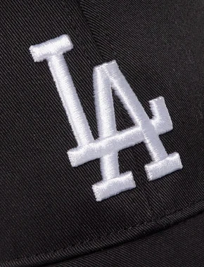 Кепка 47 Brand MLB Los Angeles Dodgers тканинна чорна - фото 4 - Miraton