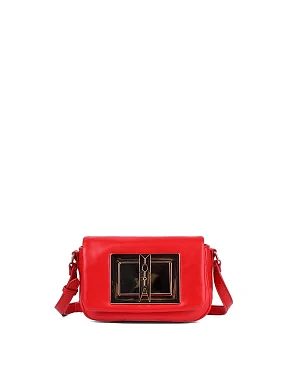Жіноча сумка Love Moschino із екошкіри червона - фото 1 - Miraton