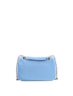 Жіноча сумка крос-боді Juicy Couture тканинна блакитна - фото 4 - Miraton