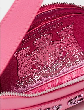 Жіноча сумка хобо Juicy Couture з екошкіри різнокольорова - фото 4 - Miraton