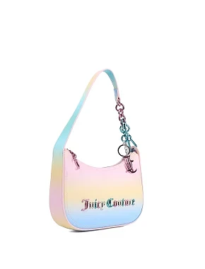 Жіноча сумка хобо Juicy Couture з екошкіри різнокольорова - фото 2 - Miraton