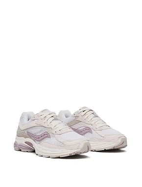 Женские кроссовки Saucony PROGRID OMNI 9 PREMIUM тканевые сиреневые - фото 2 - Miraton