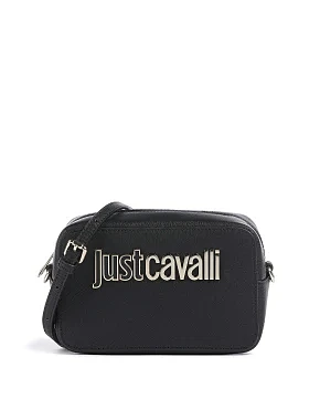 Женская сумка camera bag Just Cavalli из экокожи черная - фото 1 - Miraton