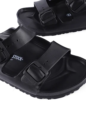Чоловічі шльопанці BIRKENSTOCK Arizona Eva гумові чорні - фото 5 - Miraton
