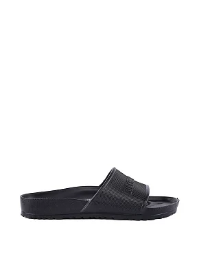 Жіночі шльопанці BIRKENSTOCK Barbados Eva гумові чорні - фото 1 - Miraton