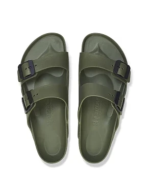Чоловічі шльопанці BIRKENSTOCK Arizona Stealth Buckle EVA гумові зелені - фото 5 - Miraton