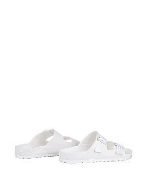 Чоловічі шльопанці BIRKENSTOCK Arizona Eva гумові білі - фото 4 - Miraton