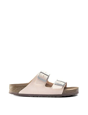 Жіночі шльопанці BIRKENSTOCK Arizona BFBC з екошкіри рожеві - фото 1 - Miraton