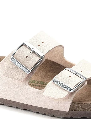 Жіночі шльопанці BIRKENSTOCK Arizona BFBC з екошкіри рожеві - фото 5 - Miraton