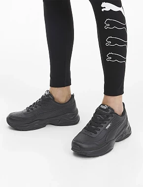 Жіночі кросівки PUMA Cilia Mode зі штучної шкіри чорні - фото 6 - Miraton