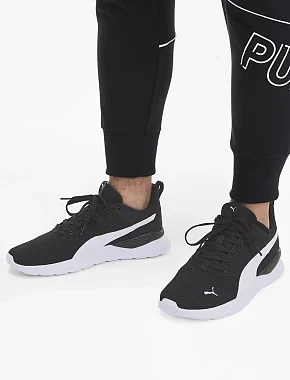 Жіночі кросівки PUMA Anzarun Lite тканинні чорні - фото 7 - Miraton