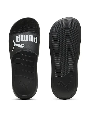 Мужские шлепанцы PUMA Popcat 20 резиновые черные - фото 4 - Miraton