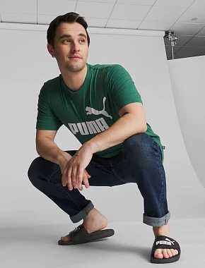 Чоловічі шльопанці PUMA Cool Cat 2.0 гумові чорні - фото 7 - Miraton