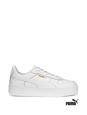Жіночі кеди PUMA Carina Street Sneakers Women зі штучної шкіри білі - фото 1 - Miraton