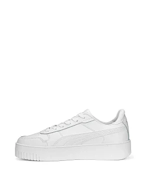 Жіночі кеди PUMA Carina Street Sneakers Women зі штучної шкіри білі - фото 2 - Miraton