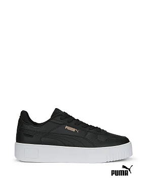 Жіночі кеди PUMA Carina Street зі штучної шкіри чорні - фото 1 - Miraton
