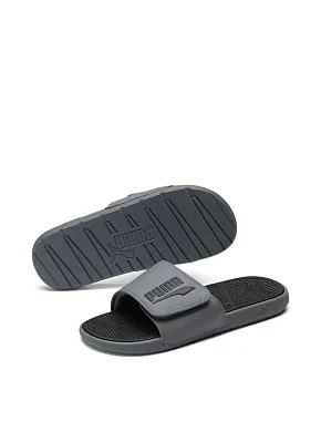 Чоловічі шльопанці PUMA Cool Cat 2.0 гумові сірі - фото 2 - Miraton
