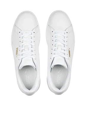 Мужские кеды PUMA Smash 3.0 L из искусственной кожи белые - фото 3 - Miraton