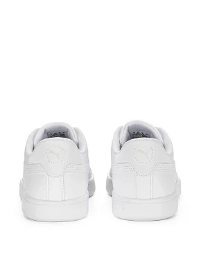 Мужские кеды PUMA Smash 3.0 L из искусственной кожи белые - фото 4 - Miraton