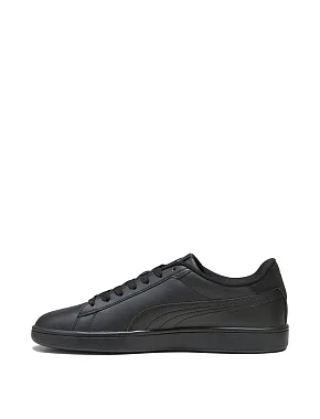 Мужские кеды PUMA Smash 3.0 L Sneakers из искусственной кожи черные - фото 2 - Miraton