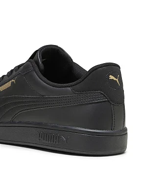 Мужские кеды PUMA Smash 3.0 L Sneakers из искусственной кожи черные - фото 6 - Miraton
