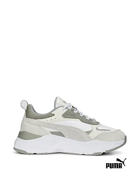 Жіночі кросівки PUMA Cassia Mix із штучної шкіри білі - фото 1 - Miraton