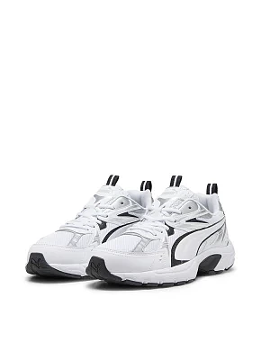 Чоловічі кросівки PUMA Milenio Tech Sneakers зі штучної шкіри чорні - фото 3 - Miraton