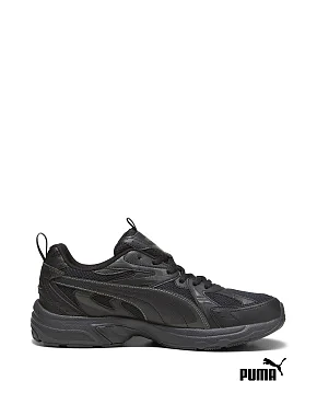 Чоловічі кросівки PUMA Milenio Tech Sneakers зі штучної шкіри чорні - фото 1 - Miraton