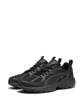 Чоловічі кросівки PUMA Milenio Tech Sneakers зі штучної шкіри чорні - фото 3 - Miraton