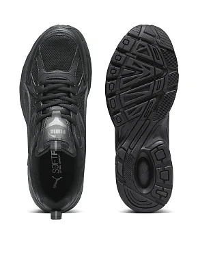 Чоловічі кросівки PUMA Milenio Tech Sneakers зі штучної шкіри чорні - фото 4 - Miraton