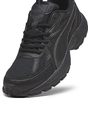 Чоловічі кросівки PUMA Milenio Tech Sneakers зі штучної шкіри чорні - фото 5 - Miraton
