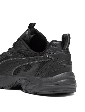 Чоловічі кросівки PUMA Milenio Tech Sneakers зі штучної шкіри чорні - фото 6 - Miraton
