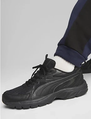 Чоловічі кросівки PUMA Milenio Tech Sneakers зі штучної шкіри чорні - фото 8 - Miraton