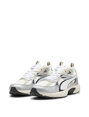 Жіночі кросівки PUMA Milenio Tech Sneakers зі штучної шкіри молочного кольору - фото 3 - Miraton
