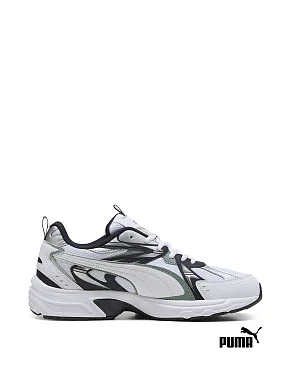 Чоловічі кросівки PUMA Milenio Tech Sneakers зі штучної шкіри чорні - фото 1 - Miraton