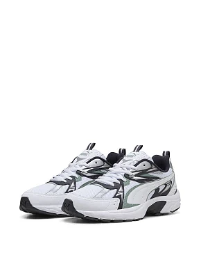 Чоловічі кросівки PUMA Milenio Tech Sneakers зі штучної шкіри чорні - фото 3 - Miraton