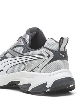 Чоловічі кросівки PUMA Morphic Base зі штучної шкіри срібного кольору - фото 6 - Miraton