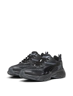 Чоловічі кросівки PUMA Morphic Base із штучної шкіри чорні - фото 3 - Miraton