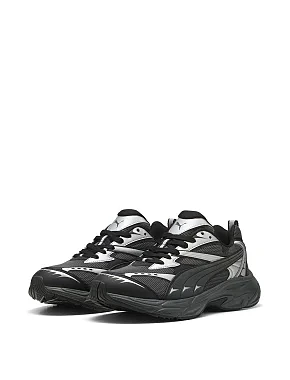 Жіночі кросівки PUMA Morphic Retro зі штучної шкіри чорні - фото 3 - Miraton