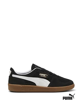 Мужские кеды PUMA Palermo Sneakers замшевые черные - фото 1 - Miraton