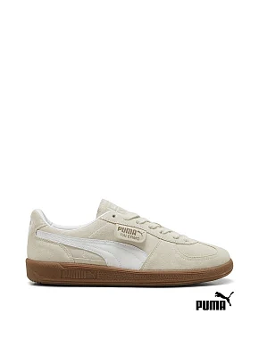 Мужские кеды PUMA Palermo Sneakers замшевые молочного цвета - фото 1 - Miraton