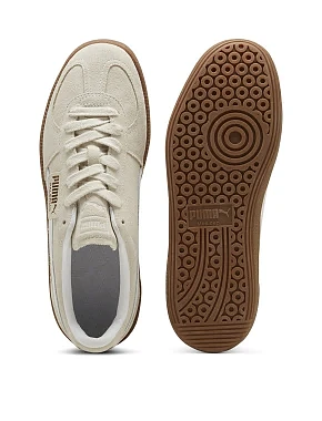 Мужские кеды PUMA Palermo Sneakers замшевые молочного цвета - фото 4 - Miraton
