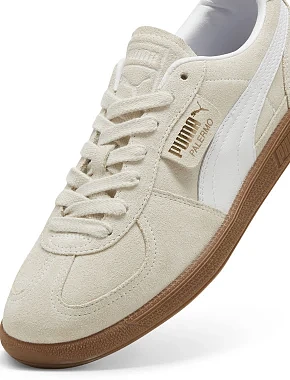 Мужские кеды PUMA Palermo Sneakers замшевые молочного цвета - фото 5 - Miraton