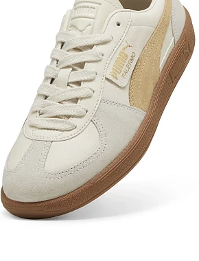 Жіночі кеди PUMA Palermo Lth Sneakers замшеві молочного кольору - фото 5 - Miraton