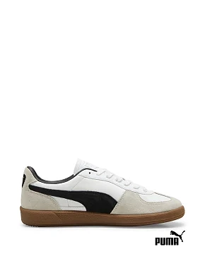 Жіночі кеди PUMA Palermo Sneakers замшеві білі - фото 1 - Miraton