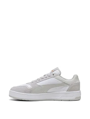 Мужские кеды PUMA Court Classic Suede Sneakers замшевые серые - фото 2 - Miraton