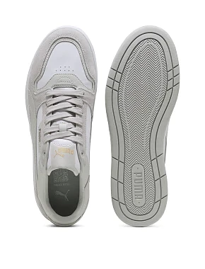Мужские кеды PUMA Court Classic Suede Sneakers замшевые серые - фото 4 - Miraton