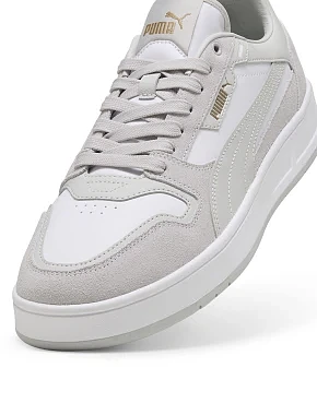 Мужские кеды PUMA Court Classic Suede Sneakers замшевые серые - фото 5 - Miraton